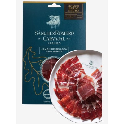 Sánchez Romero Carvajal 100 % Ibérico Bellota Schinken Aufschnitt