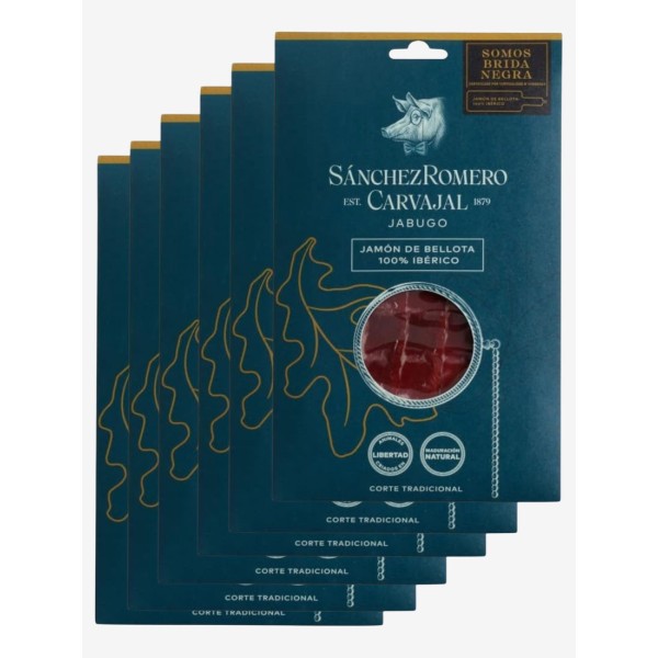 Jamón Loncheado Sánchez Romero Carvajal – 100% Ibérico de Bellota