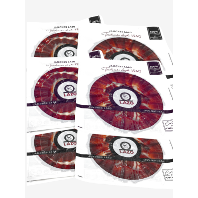 Jamón Loncheado Manchado de Jabugo, Bellota 100% Ibérico