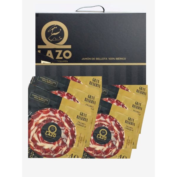 PEDRO ENRIQUE Sliced 100% Ibérico Acorn-Fed Ham – Pack 6×100 g