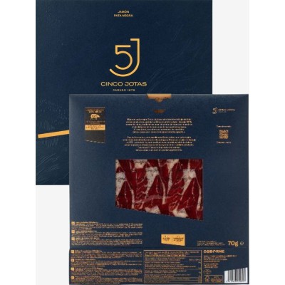 5J Cinco Jotas 100 % Ibérico-Schinken aus Bellota, geschnitten
