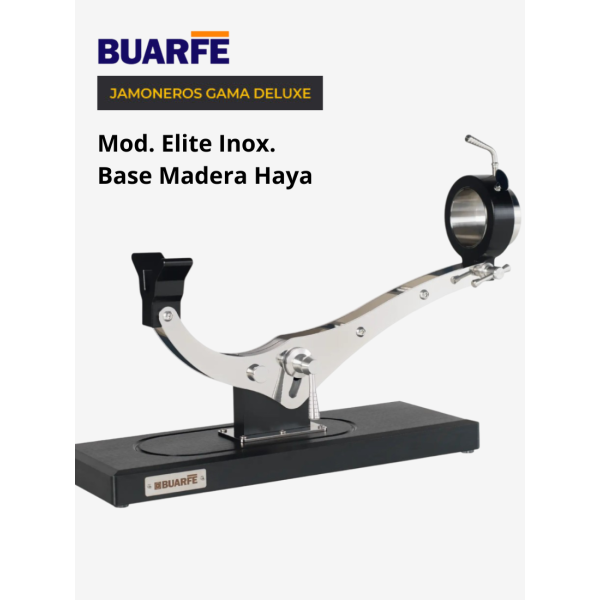 Support à Jambon Professionnel en Acier Inoxydable Modèle Elite de Buarfe