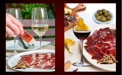 Maridajes perfectos: jamón ibérico y vino